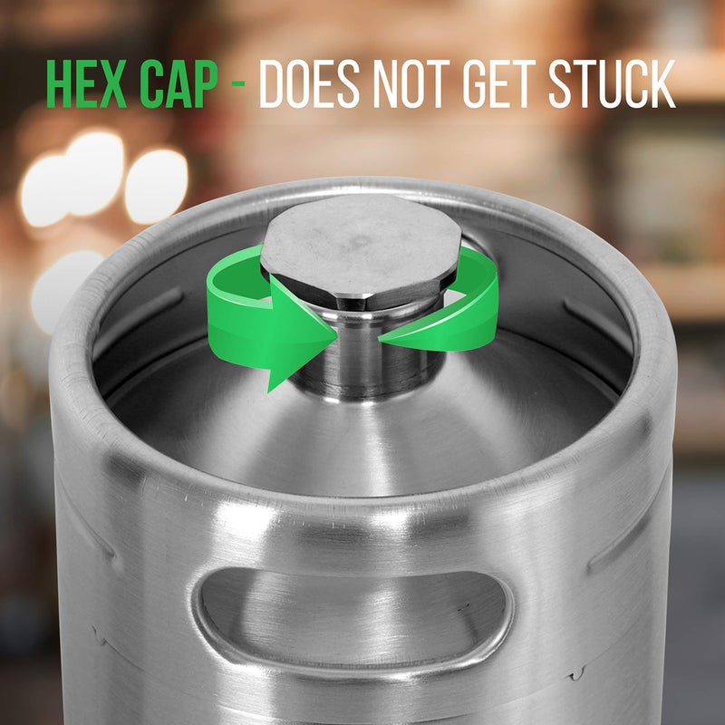 NutriChef صانعة قهوة نيترو كولد برو من نوتري شيف - برميل قهوة منزلي، نظام موزع قهوة نيتروجين مع مجموعة صمام تخفيف الضغط وصنبور كريمة ستاوت، من الفولاذ المقاوم للصدأ - نوتري شيف NCNTROCB10 - Image 5