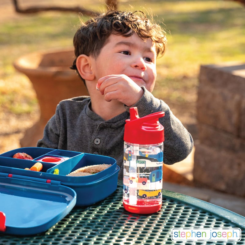 Stephen Joseph, Kids Flip Top Water Bottle, 10 oz Tritan BPA Free, Water Bottle for Girls & Boys, Back to School Flip Top Bottle, Sports - Image 5