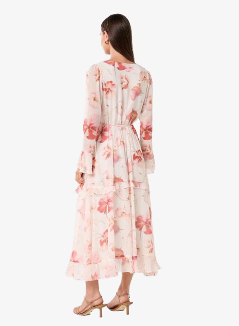 forever new Kya Frilled Long Sleeve Midi Dress - Image 2