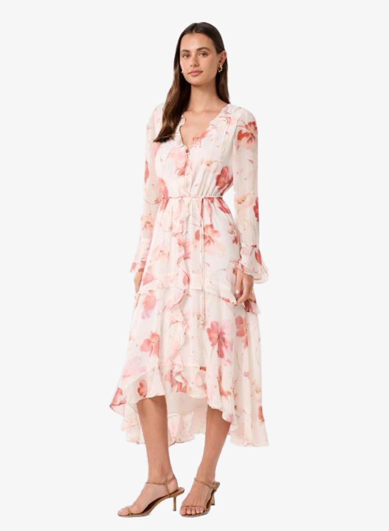 forever new Kya Frilled Long Sleeve Midi Dress - Image 3