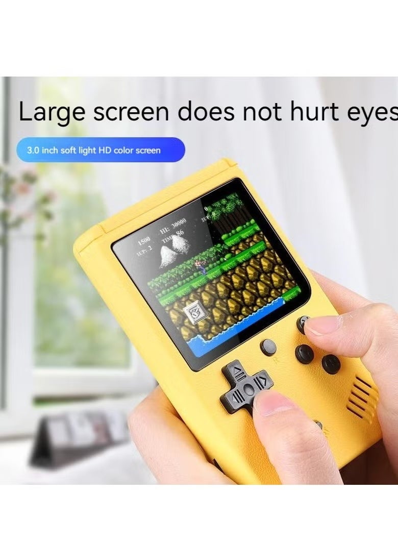 SHOPI وحدة ألعاب محمولة ريترو – 500 في 1 جهاز ألعاب كلاسيكي محمول 8 بت مع شاشة LCD بحجم 3.0 إنش، بطارية قابلة للشحن مدمجة ومخرج تلفزيون - Image 5