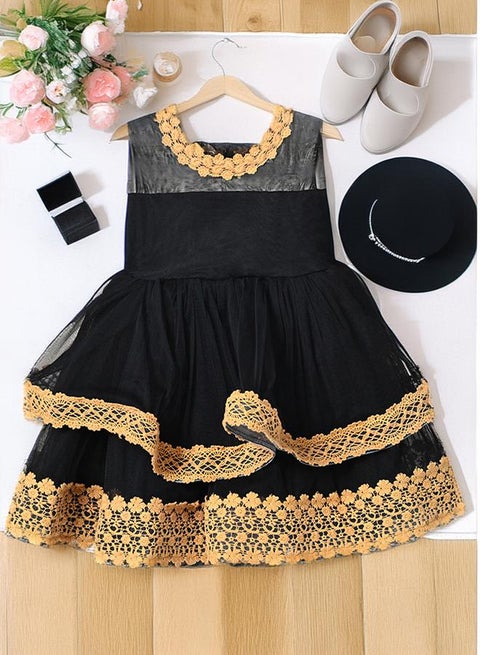 Tiered Tulle Dress