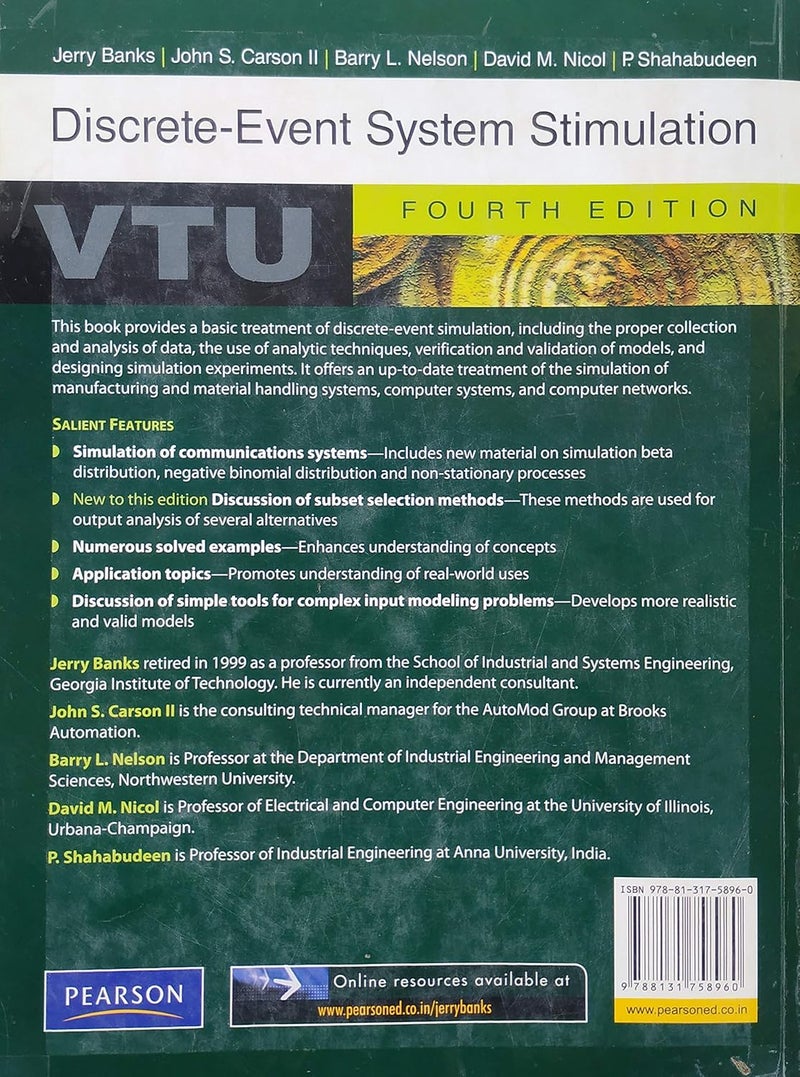 Discrete Event System Simulation: VTU - Image 2