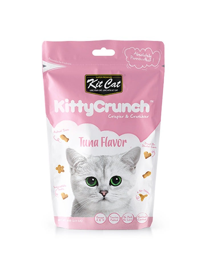 كيت كات 60 جرام من حلوى القطط بنكهة التونة كيتي كرانش - Image 1