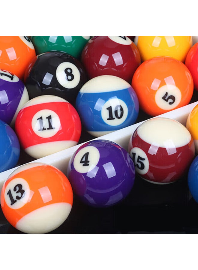 Jeeanlean Jianlun Billiard Balls, Black 8 Pool Balls, Chinese Large Size Balls, 16 Colorful Crystal Balls, American Pool Table Accessories, 57.2mm, Jl-tq03 - Image 2