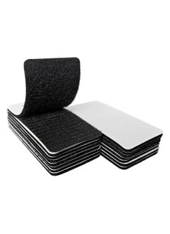 GNAFOTU Hook and Loop Tape Strips with Adhesive, 5x10 cm Heavy Duty Nylon Velcro for Sewing, Crafting, DIY, Interlocking Tape, 15 Pcs  - Image 1