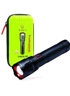 Toby's Toby's New Super Bright Flashlight Retractable Zoomable Flashlight with 5 modes( Torch 100)  - Image 1