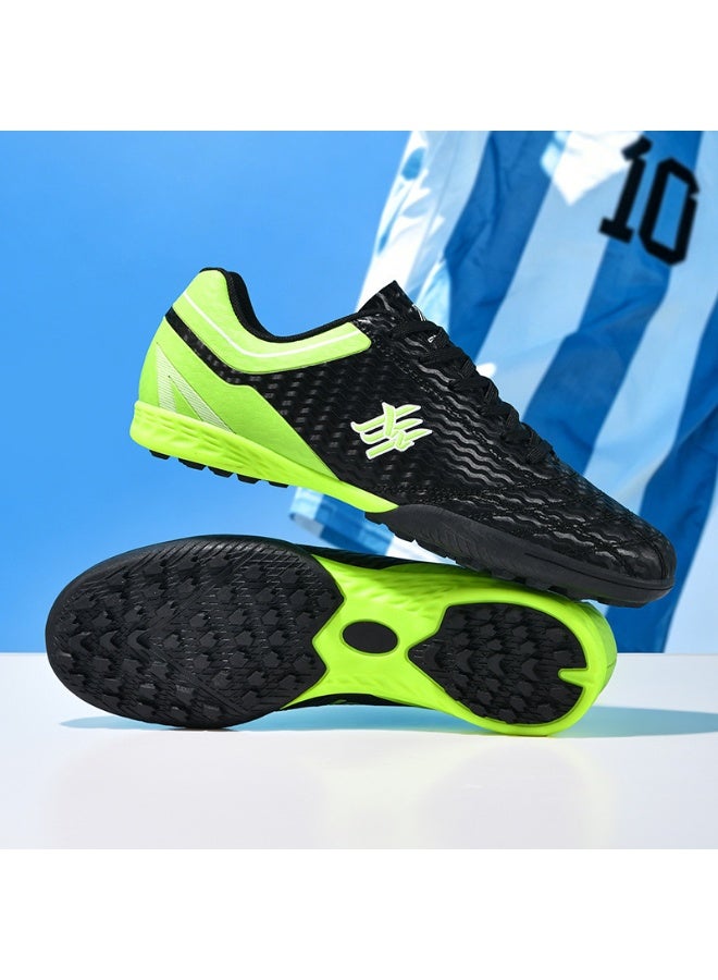 SKT Shiketro Teenager Men TF Turf Soccer Cleats, Lightweight Low Top Anti-Slip Football Shoes, Professional Wearable Training Sneakers for Artificial Turf Pitch - Image 2