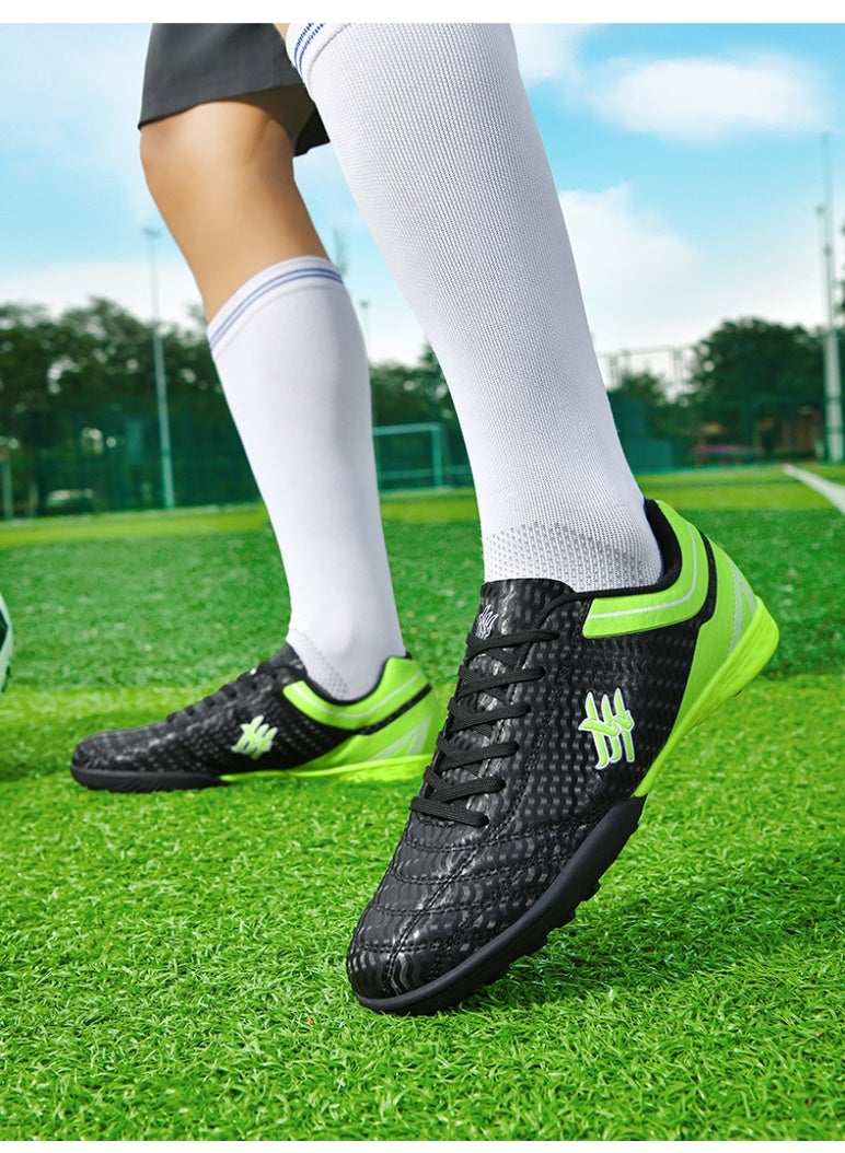 SKT Shiketro Teenager Men TF Turf Soccer Cleats, Lightweight Low Top Anti-Slip Football Shoes, Professional Wearable Training Sneakers for Artificial Turf Pitch - Image 5