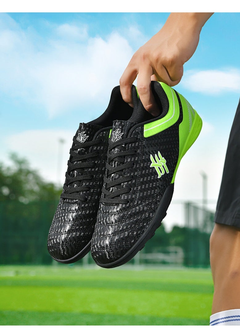 SKT Shiketro Teenager Men TF Turf Soccer Cleats, Lightweight Low Top Anti-Slip Football Shoes, Professional Wearable Training Sneakers for Artificial Turf Pitch - Image 3