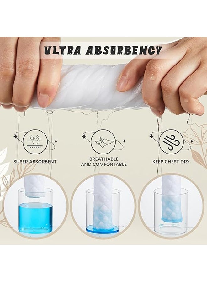 3 Pcs Reusable Cotton Bra Liners Under Bra Liners to Absorb Sweat Under Breasts Sweat Absorber Pads - Image 3