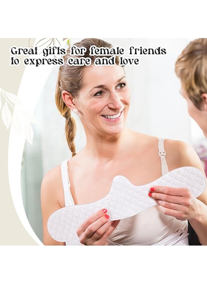 3 Pcs Reusable Cotton Bra Liners Under Bra Liners to Absorb Sweat Under Breasts Sweat Absorber Pads - Image 5