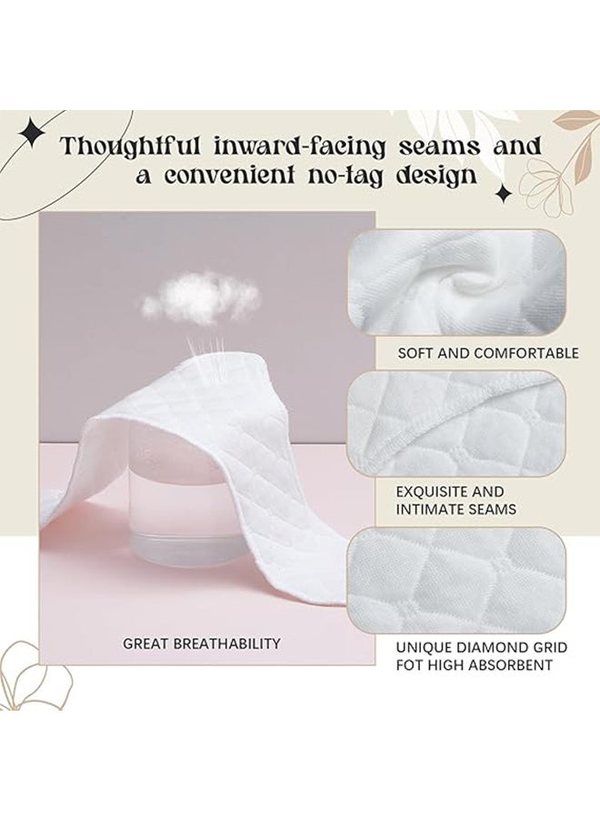 3 Pcs Reusable Cotton Bra Liners Under Bra Liners to Absorb Sweat Under Breasts Sweat Absorber Pads - Image 2