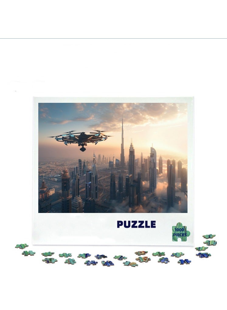 Anna 1000-Piece Colorful Scenery Puzzle for Mind Development - Image 1