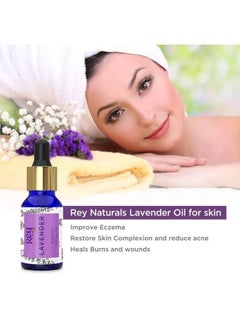 Lavender Oil & Rosemary Essential Oils Pure 100% Natural For Healthy Skin Face And Hair (15 Ml + 15 Ml) - pzsku/ZC10B872AA8DDAA7E059EZ/45/_/1690021077/c3f1e67e-a0aa-49a2-b55b-0e1eae613f28