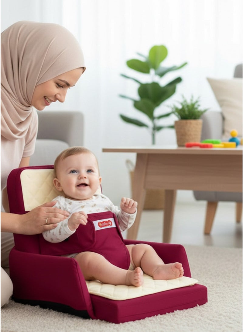 ibaby Comfortable Baby Support Chair – Safe Sleep & Relaxation, Practical for Home & Travel with Soft Pillow - Image 3