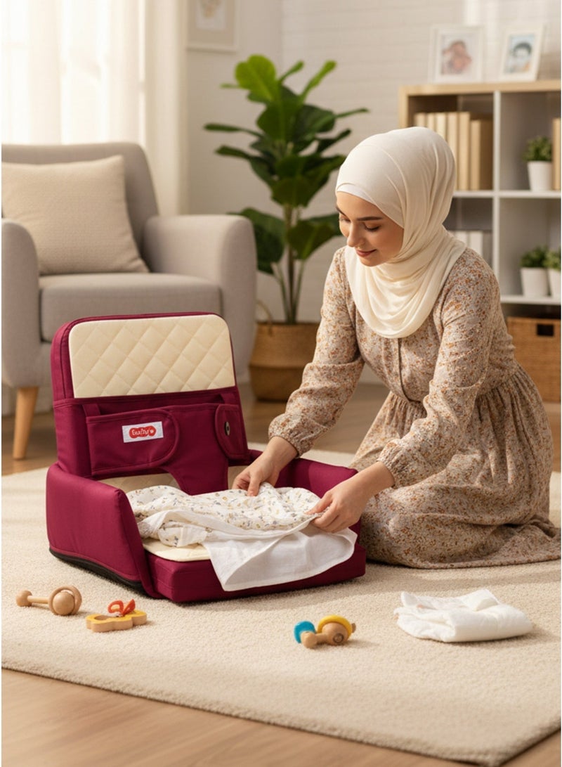 ibaby Comfortable Baby Support Chair – Safe Sleep & Relaxation, Practical for Home & Travel with Soft Pillow - Image 2