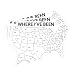 FSTURIOS 3PCS Where Ive Been Map Vinyl Coloring Sticker 5 Waterproof Decal Visited United States Map Decals UVProtected USA Travel Maps Bumper Sticker for Trailer RV Car Truck - Image 2