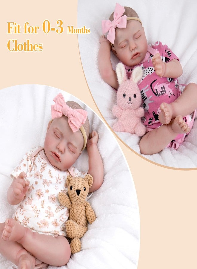 Aori Realistic Reborn Baby Dolls - Real Life Like Newborn Baby Doll with Flexible Limbs, Weighted Soft Body Real Looking Reborn Doll Set with Outfit for Kids 3+, Parents, Elderly and Collectors - Image 4