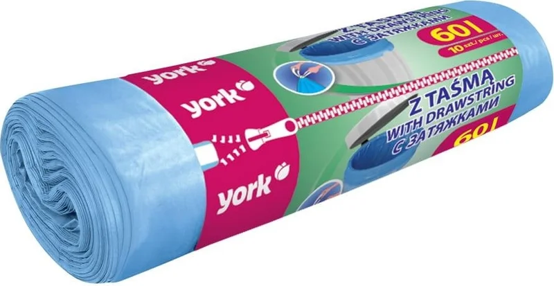 MiniHome York Drawstring Garbage Bag 60L 10 Pieces 090620