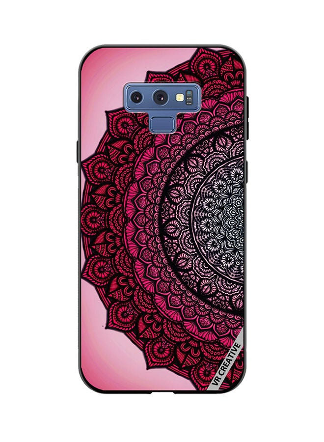 VR CREATIVE Protective Case Cover For Samsung Galaxy Note 9 Mandala Design Multicolour - Image 1