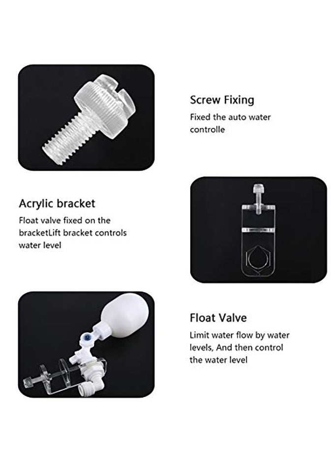 Generic Float Ball Valve, Aquarium Auto Water Filler Water Level Controller for Fish Tank Adjustable Float Valve Top-Off Water System for Aquarium - Image 5