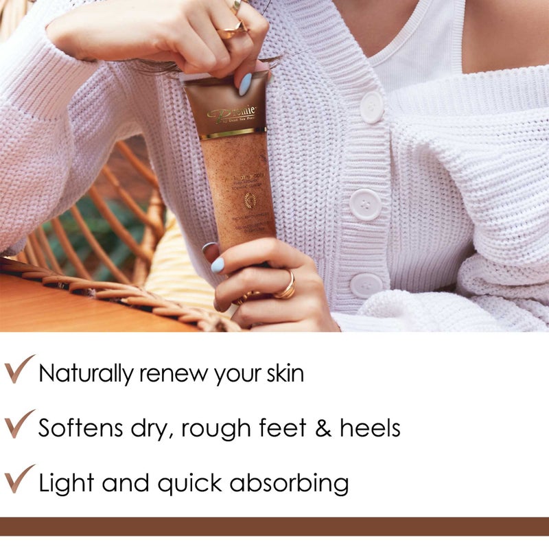 Premier Dead Sea Classic Para-Pharmaceutical Exfoliating Cleansing, Micro Grains Face Facial Gel Cleanser scrub Contains Dead Sea Minerals, non drying, Aromatherapy Scientific Concept 4.25Fl oz (X1) - Image 4