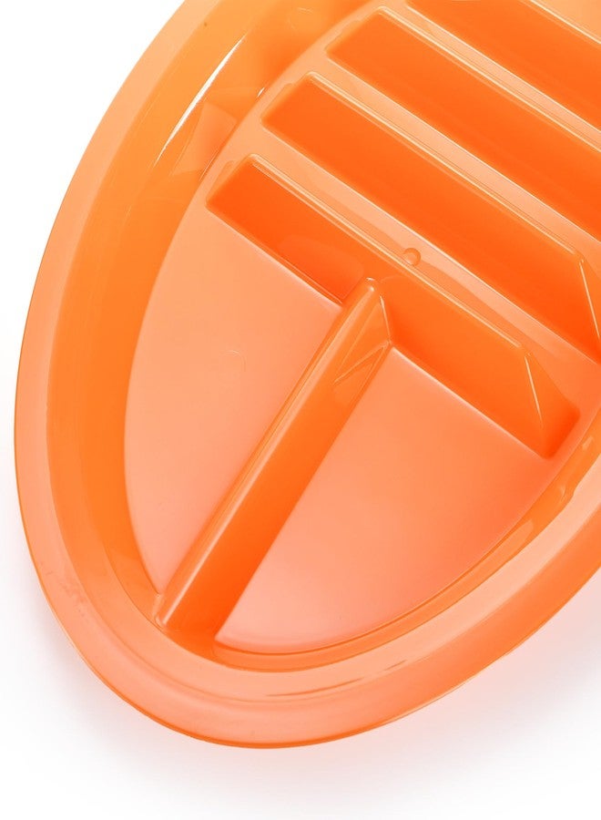 Bekith 10 Pack Plastic Taco Plates for Party, Large Taco Holder with 2 Dipping Areas, Colorful Taco Trays for Taco Night, Taco Tuesday, Stand Up Divider for 3 Tacos, BPA Free, Dishwasher Safe - Image 4
