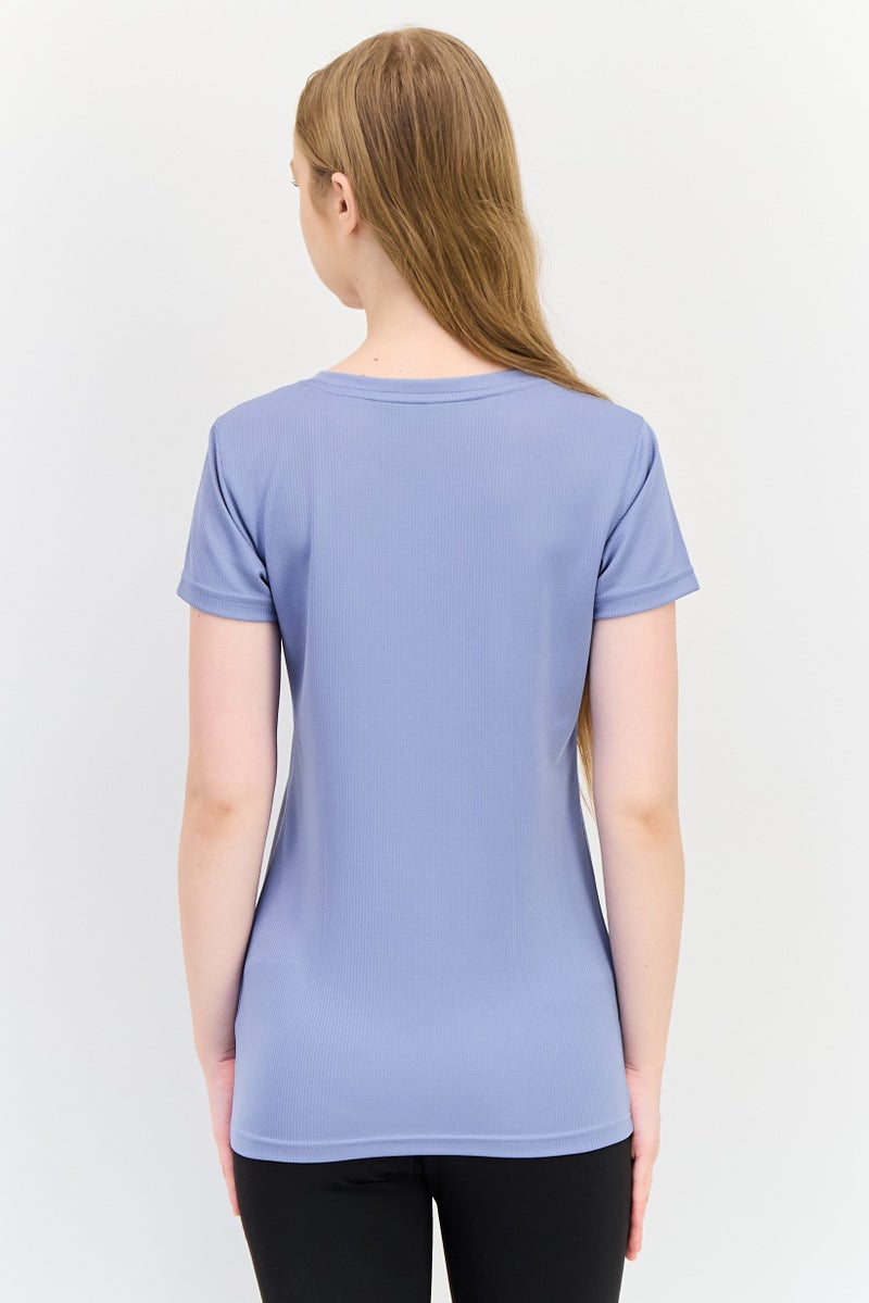 PUMA Women Sportswear Fit Short Sleeve Training T-Shirt, Pastel Blue - Image 3