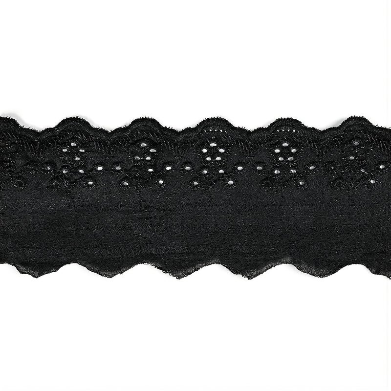 Cotton Embroidery Lace Trim 6cm Wide Soft Fabric Edge For Sewing Clothing Craft - Image 1