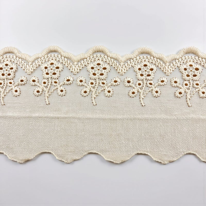 Cotton Embroidery Lace Trim 6cm Wide Soft Fabric Edge For Sewing Clothing Craft - Image 5
