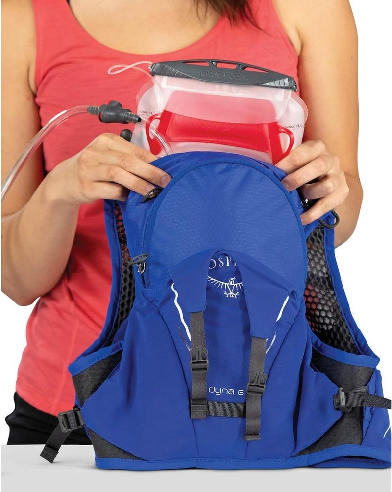 Osprey Dyna 1.5 Hydration Pack with Soft Flasks, Small/Medium, Teal - Image 3