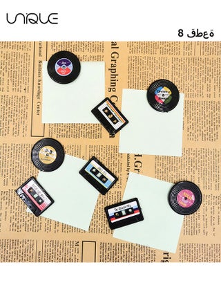 8 Pcs Vinyl Record Fridge Magnet - Music Refrigerator Magnets - Strong Magnetic Sticker Decor for Crafts/Kitchen/Office Whiteboard/Cabinet (Record) - pzsku/ZC10C129B5F4BA90D4E02Z/45/_/1697005978/94d4f824-f0ac-418f-8ae8-cc7344442cbb