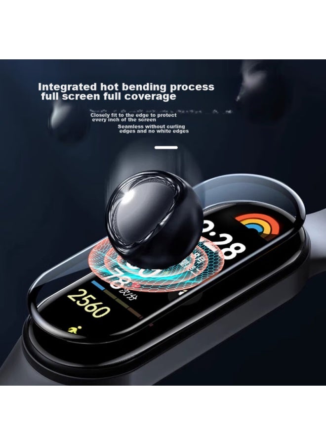 Kovol Screen Protector For Xiaomi Band 9, Compatible With Xiaomi Band 9/nfc, Non-tempered Glass, Curved Full Coverage, Hd Anti-scratch Anti-fingerprint Band Film - Image 4
