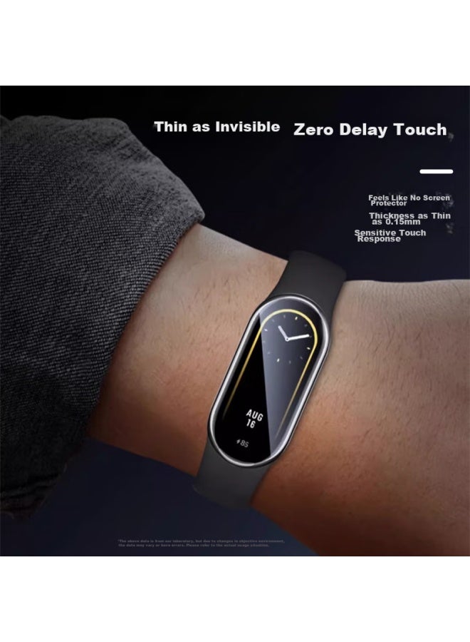 Kovol Screen Protector For Xiaomi Band 9, Compatible With Xiaomi Band 9/nfc, Non-tempered Glass, Curved Full Coverage, Hd Anti-scratch Anti-fingerprint Band Film - Image 5