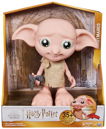Wizarding World 85 Harry Potter Elf Dobby Interactive Doll with Stocking and 30 Sounds and Phrases Harry Potter Gifts Toys Kids 6 - Image 5