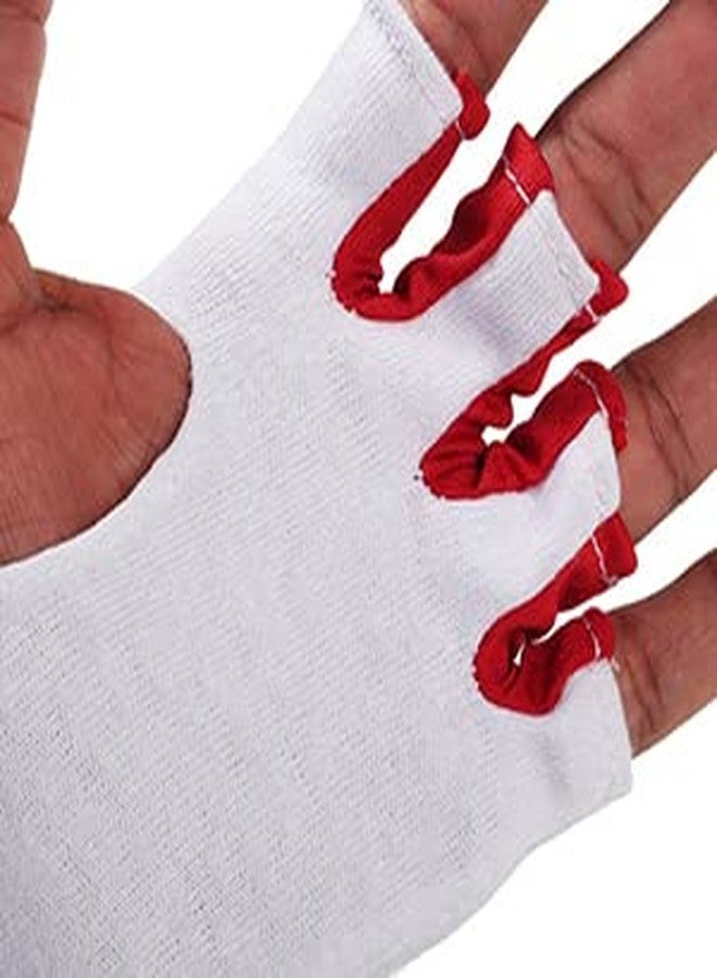 omtex Cricket Inner Gloves Cut Fingures ProfessionalWhite - Image 5