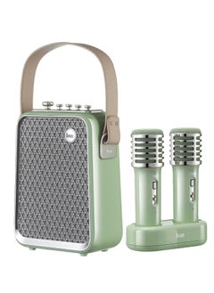Divoom Divoom Songbird HQ - 50W Bluetooth Speaker with Karaoke Dual Wireless Microphones - Green  - Image 1