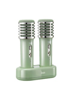 Divoom Divoom Songbird HQ - 50W Bluetooth Speaker with Karaoke Dual Wireless Microphones - Green  - Image 5