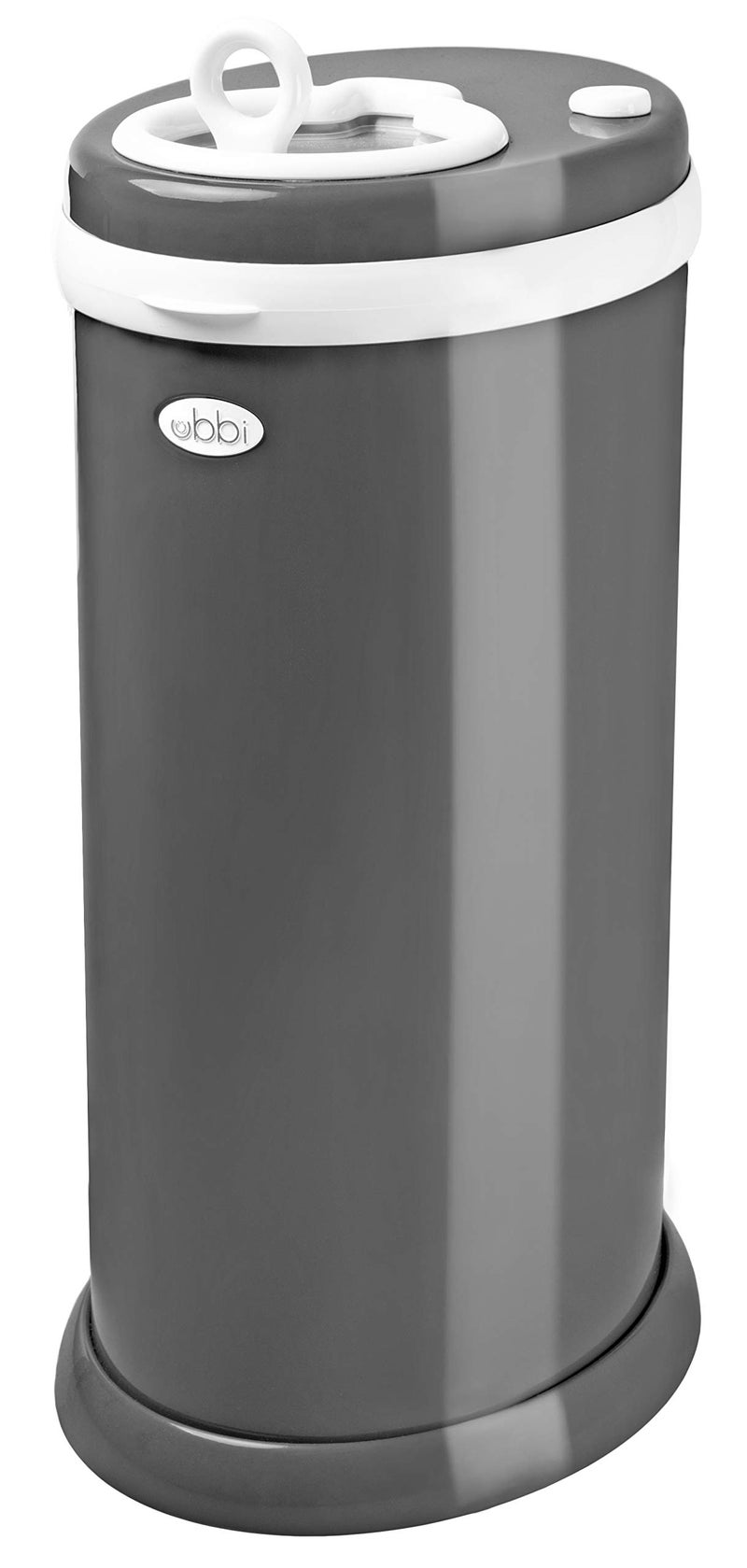 ubbi Ubbi Steel Diaper Pail Odor Locking No Special Bag Required AwardWinning Registry MustHave Slate 