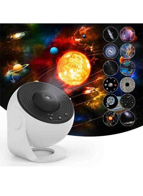 Star Galaxy Projector with Planetarium Projector Night Light 4K Replaceable 13 HD Galaxy Discs,360 °Rotation,Timing,Mute Design for Kids Bedroom