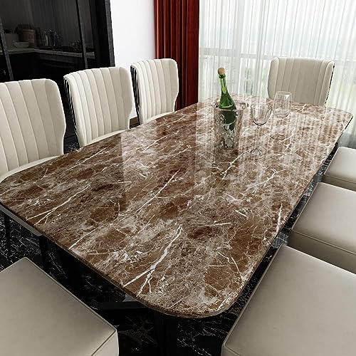 HOME13™ Marble Wallpaper Peel & Stick Contact Paper Self Adhesive Decorative Removable Waterproof Wallpaper for Kitchen Cabinet and Furniture Countertops (24 X 60 INCH, Light Brown Marble) - Image 4