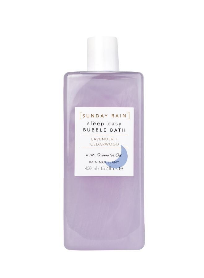 Sunday Rain Lavender & Cedarwood Aromatherapy Bubble Bath 450ml – Calming Foaming Soak for Stress Relief, Moisturizing Bath Formula with Essential Oils – Gentle Relaxing Body Care for Women & Men - Image 3