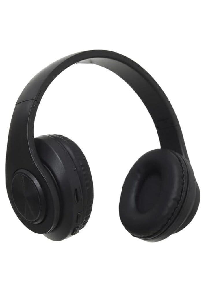 P39 Wireless Bluetooth Stereo Music Headphone Over-Ear with Memory Card Support, Built-in Microphone for Gaming, Laptop, Mobile, PC - Image 2