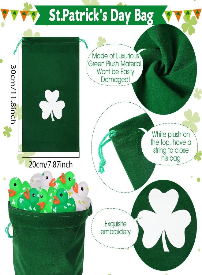 Jerify St. Patrick's Day Rubber Ducks 2 Inch Mini Ducks Decor St. Patrick's Day Party Decorations Holiday Party Favors for Class Office Prize Decors(48 Pcs) - Image 4