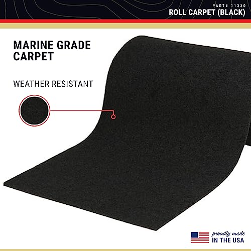 CE Smith - Trailer Roll Carpet - Boat & Trailer Accessories & Replacement Part - 11” x 12’ - Black (11330) - Image 2