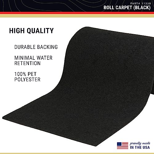 CE Smith - Trailer Roll Carpet - Boat & Trailer Accessories & Replacement Part - 11” x 12’ - Black (11330) - Image 4