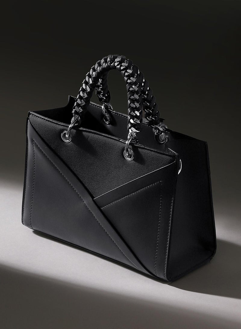 Haute Sauce The Overlap-Chainlink Hand Bag  - Image 1