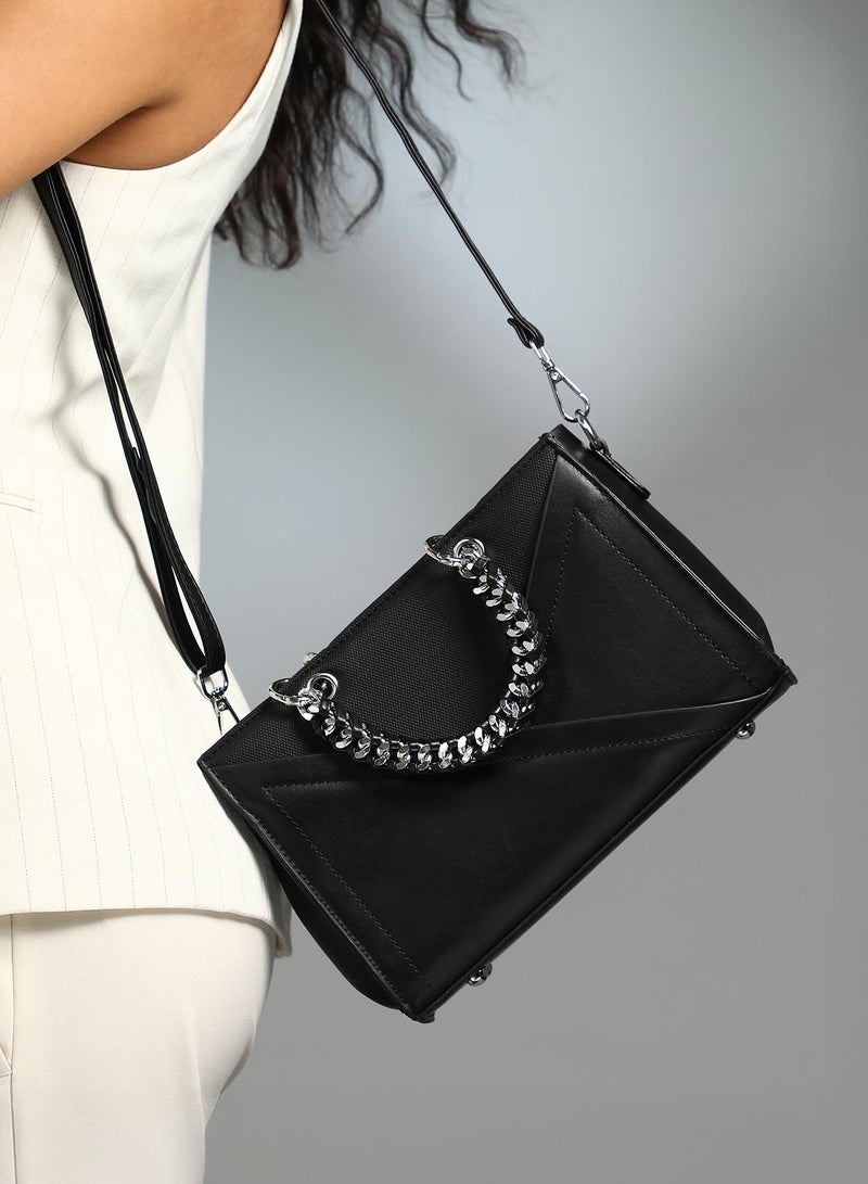 Haute Sauce The Overlap-Chainlink Hand Bag  - Image 2