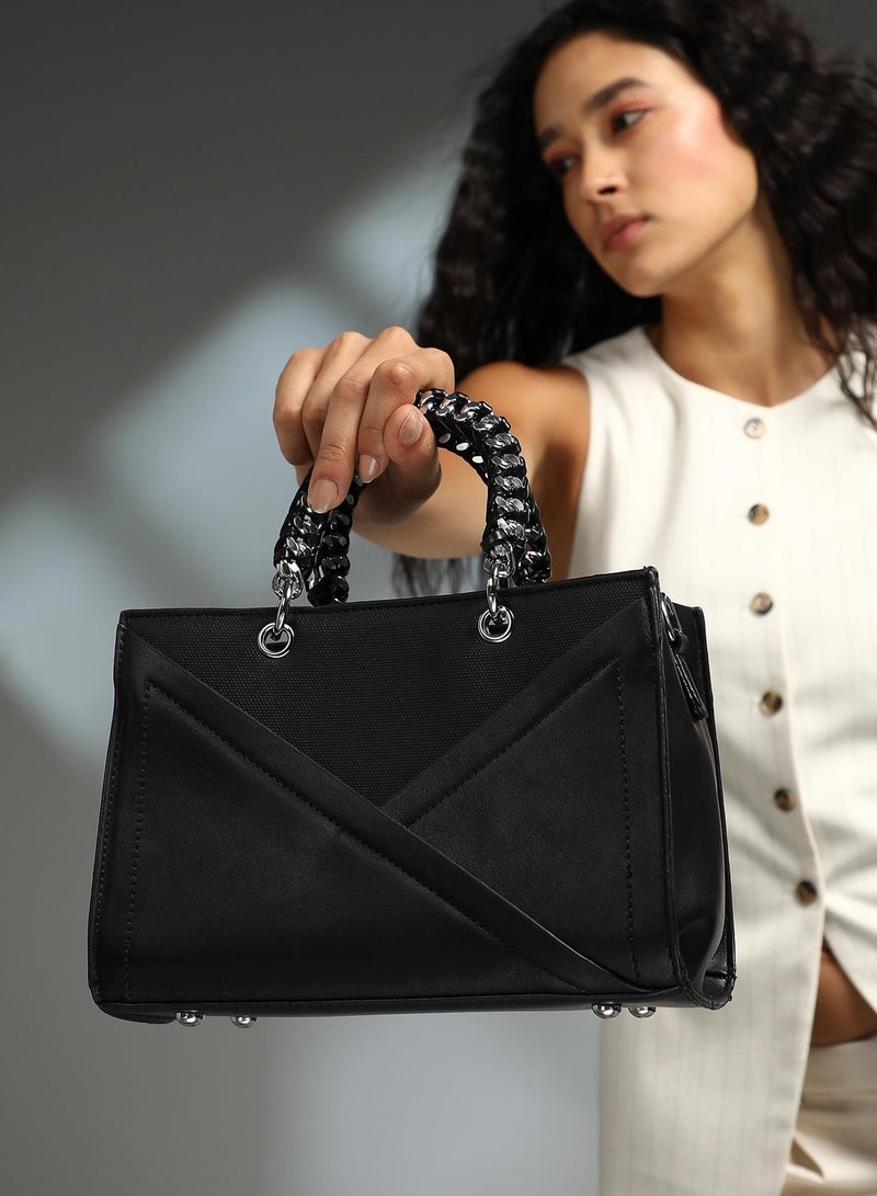 Haute Sauce The Overlap-Chainlink Hand Bag  - Image 3